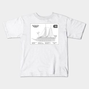 Turtle Ship Geobukseon ship plans - BD Kids T-Shirt